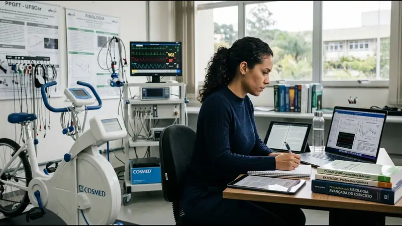 Curso de Fisiologia do Exercício: diferenças entre curso livre, extensão e pós-graduação